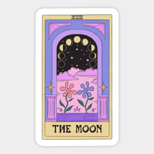 The Moon Tarot Card Sticker